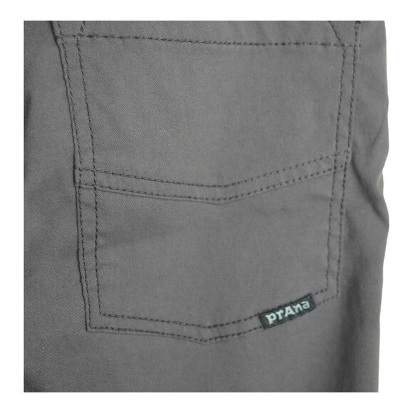 prAna Brion Pant Mens 28Wx25.5L Gray Straight Leg Nylon Stretch Outdoor - Picture 6 of 8